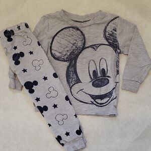 Disney Mickey Mouse two piece pajama set
